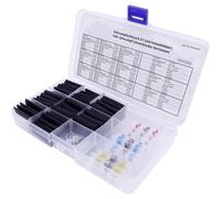TruComponents Heatshrink set Blk Shrinkage:3:1 135 Parts