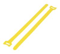 TruComponents Hook-and-loop cable tie 180mm x 12mm Yel 20pcs 656399