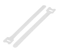 TruComponents Hook-and-loop cable tie 210mm x 16mm White 20 pcs 656387