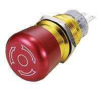 TruComponents Kill Switch, Panel, SPST, Non-Illuminated, Screw, IP65