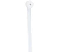 TruComponents Metal barb cable ties 300mm 4.8mm Ecru Chem-res 100pcs 40603