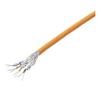 TruComponents Network cable CAT 6A S/FTP 4x2x0.24mm² CPR-Dca Or 100m 524766