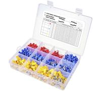 TruComponents Ring terminal set 0.5 mm² 6 mm² R/B/Y 505 pc(s)