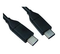 Cables Direct USB C/USB C 1m USB cable USB 3.2 Gen 2 (3.1 Gen 2) Black