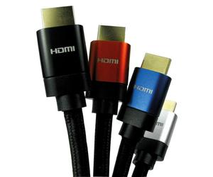 TruConnect 16-1764 3m 8K HDMI 28AWG Black Hood Black Braided Cable