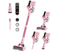 Trucozie Cordless Vacuum Cleaner, 40Kpa, 45 Minutes, Home Vacuum Cleaner, Lightweight 8 in 1 Vacuum Cleaner with Powerful Suction, Cordless Anti-Tangle Vacuum Cleaner for Carpets, Tiles, P