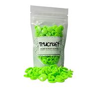 Trucraft Plastic Kam Snaps 50 Sets B50 Glossy Lime Green Size 20 T5