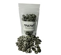 Trucraft Plastic Kam Snaps 50 Sets B60 Glossy Dark Silver Size 20 T5