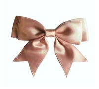 Trucraft - Satin Ribbon Double Craft Bows - 8.5cm Wide - Pack of 5 - Rose Pink