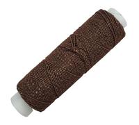 Trucraft - Shirring Elastic 0.6mm x 20m Reel - Brown - Elasticated thread For sewing smocking knitting