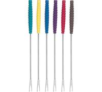 Trudeau 5050618 Fondue Forks Set of 6 Multi-Coloured