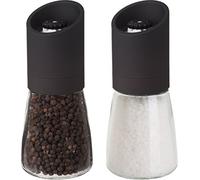 Trudeau Easy Grind Pepper Mill or Salt Shaker 6 inch pepper mill and salt mill Black