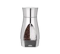 Trudeau Pepper mill 2in1 in silver, Metal, 5.2 x 15.5 x 4 cm