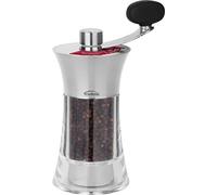 Trudeau Stress Less Easy Grind Pepper Mill Acrylic Stainless Steel Clear 17.5 cm x 8 cm x 8 cm