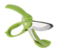 Trudeau Vegetable/Herb Scissors with 2 Cutting Edges, Stainless Steel, Silver