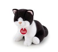 Trudi 21040 - Black and white Brad kitten