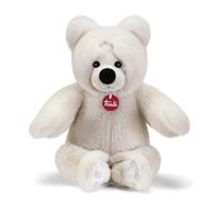 Trudi Bear Joel Ivory Plush Toy Gift for Christmas, Birthday and Valentine's Day. Polar Bear Plush Bear | 24 x 38 x 18 cm Taglia M | Classic Teddy Bears | Modello 25634