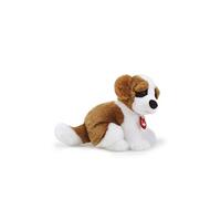Trudi Bernhardiner Bob Plush Toy - Soft Saint Bernard Dog, Fire Retardant Polyester, Machine Washable, for Kids & Adults - 14x20x25 cm, Made in Italy