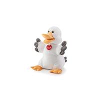 Trudi Duck Puppet - Soft Plush Duck Puppet Toy, Ideal for Storytelling and Play, Machine Washable, Suitable from Birth, 19x26x18 cm, Made in Italy