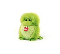 Trudi Fluffies 29204 Plush Toy Frog 14 x 19 x 13 cm, Size S, Stuffed Toy with Extra Fluffy Materials, Plush Toy with Attention to Detail, Washable, Cuddly Toy for Children, Green
