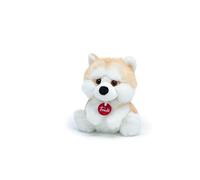 Trudi Fluffies 29317 Akita Inu Plush Dog 16 x 19 x 18 cm, Size S, Stuffed Toy with Extra Fluffy Materials, Plush Toy with Attention to Detail, Washable, Cuddly Toy for Children, Beige