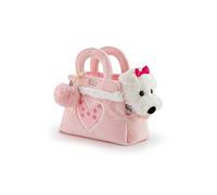 Trudi Kitty in the bag with hearts Plush animals in transportable Fashion Bag. Trendy gift idea | 12x17x26cm size XS Fashion Pets | model 29716