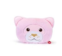 Trudi Pink kitten cushion decorative cushion, animal furnishing plush pillows, birthday gift | 30x38x9cm size M Pillows | model 28094