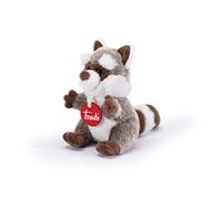 Trudi Trudino Raccoon Small Plush Toy - 9 x 13 x 15 cm, XS Size, Ideal for Valentine's Day, Christmas, and Birthdays, Soft Fire-Retardant Polyester, Classic Trudini Model