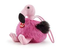 Trudi TUD04000 Flamingo Charm Mini Hanging Plush Fuchsia, 29094