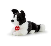 Trudi TUDN7000 Classic Plush Toy Border Collie Scott Approx. 25 cm Long, Size S, Soft Toy with Soft Materials, with Realistic Details, Washable, Cuddly Toy for Children