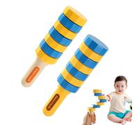 True Balance Toy, Balance Challenge Set, Set of 2 Handheld Balancers, Hand Eye Coordination Sensory Challenge Game, Balancer Toy for Stress Relief, Brain Training Family Fun (MIX)