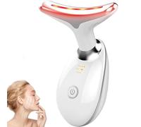 True Beauty Glow Facial Massager, 7 LED Facial Sculptor, Electric Face Massager, Firming Wrinkle Removal Facial Massager Tool for Face and Neck, Face Sculpting Device Tool for Women Girls (White)