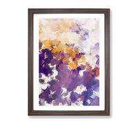 True Belonging Abstract Framed Print | A2 Walnut Framed Wall Art | Ready to Hang | Abstract Fantasy Picture | Living Room Bedroom Lounge Office