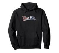 True Biz ASL Deaf Culture Patriotic USA Distressed Pullover Hoodie