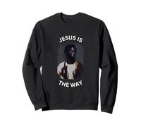 True Black Jesus Is The Way Christian Faith Religious Gospel Sweatshirt