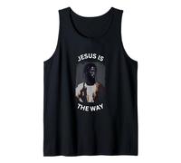 True Black Jesus is The Way Christian Faith Religious Gospel Tank Top