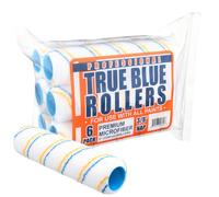 True Blue Professional 9" Paint Roller Covers, Best for All Types of Paint (6, 3/8" Nap)