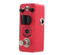 True Bypass Guitar Pedal Simulation Effect Tuner Electric Guitar Pedal Replacement Red Metal Shell Compressor with Advanced Compression for Professional Musicians