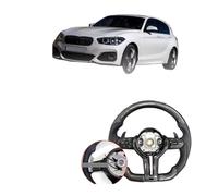True Carbon Fiber At Twelve O'clock Steering Wheel Compatible For BMW F30 M5 M3 M2 M8 F10 E90 E89 F12 F13 E92 F20 F06 F80 F82 F83 F31(Style 12)