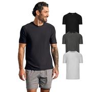 True Classic Workout Shirts for Men - Athletic Tops & Gym Shirts for Men, Quick-Dry Mens Workout Shirt, Pack of 3, Variety, M