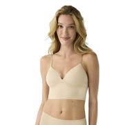 True & Co Women's True Body Boost Longline Bra, Desert, S