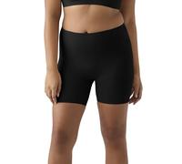 True & Co Women's True Body Every Day Bike Short Thigh Shapewear, Black, Large