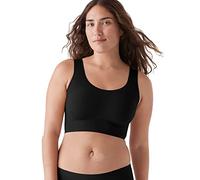 True & Co Women's True Body Lift Scoop Neck Bra, Black, L (36DDD/38DD)