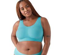 True & Co Women's True Body Lift Scoop Neck Bra, Opaque, Aqua, (Large) 36-38DD/DDD