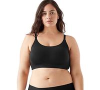 True & Co Women's True Body Lift Triangle Adjustable Strap Bra, Black, (X-Small) 30-32DD/DDD