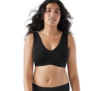 True & Co Women's True Body Lift V Neck Bra, Black, 2X (42C/D/44B)