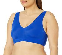 True & Co Women's True Body Lift V Neck Bra, Opaque, Laguna Blue, (Large) 36-38DD/DDD