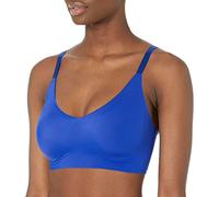 True & Co Women's True Body Triangle Convertible Strap Bra, Opaque, Laguna Blue, (X-Small) 30-32A/D