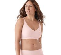 True & Co Women's True Body Triangle Convertible Strap Bra, Opaque, Peony, (Large) 36-38A/D