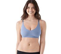 True & Co Women's True Body Triangle Convertible Strap Bra, Periwinkle, M
